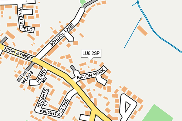 LU6 2SP map - OS OpenMap – Local (Ordnance Survey)