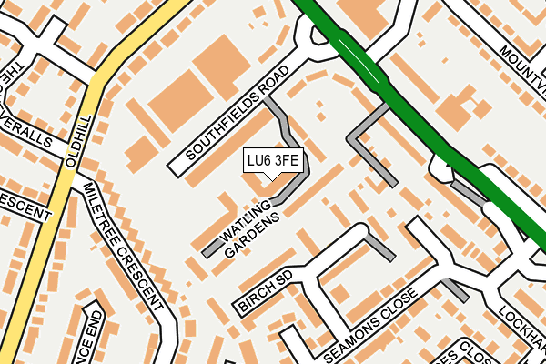 LU6 3FE map - OS OpenMap – Local (Ordnance Survey)