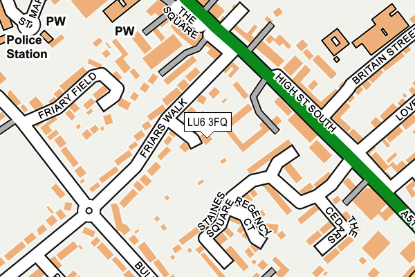 LU6 3FQ map - OS OpenMap – Local (Ordnance Survey)