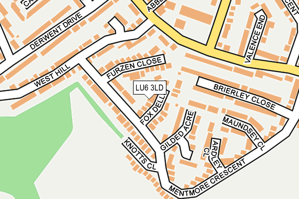 LU6 3LD map - OS OpenMap – Local (Ordnance Survey)