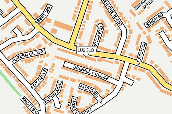 LU6 3LQ map - OS OpenMap – Local (Ordnance Survey)
