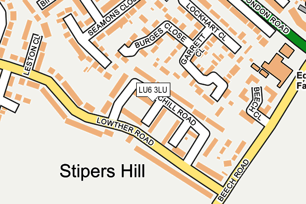 LU6 3LU map - OS OpenMap – Local (Ordnance Survey)