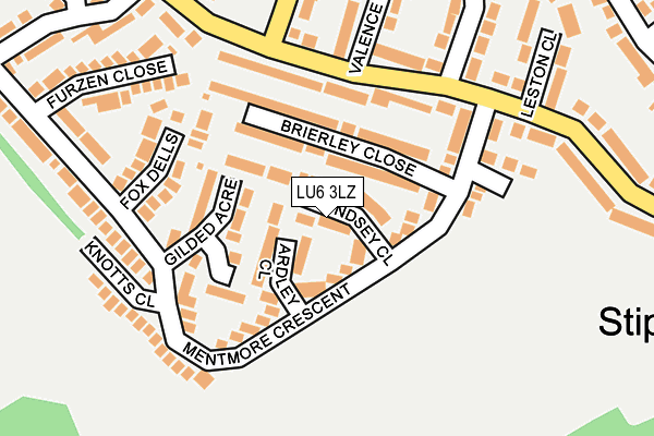LU6 3LZ map - OS OpenMap – Local (Ordnance Survey)