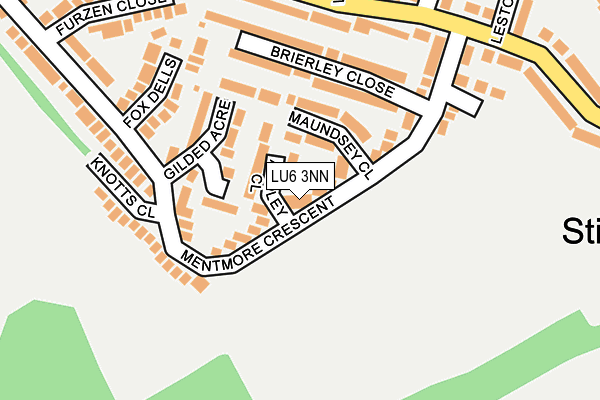 LU6 3NN map - OS OpenMap – Local (Ordnance Survey)