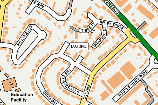 LU6 3NQ map - OS OpenMap – Local (Ordnance Survey)