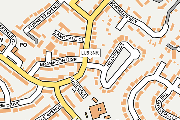 LU6 3NR map - OS OpenMap – Local (Ordnance Survey)
