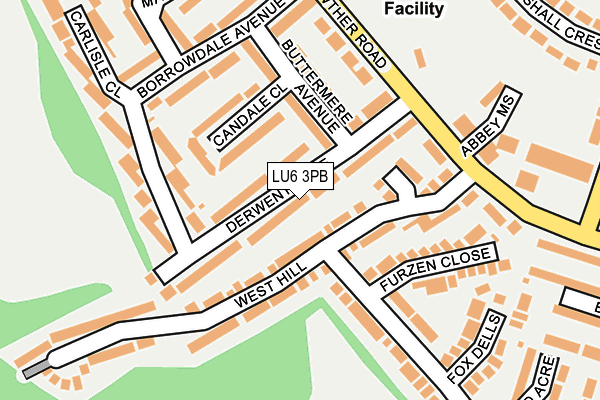 Map of BJW PROPERTY SERVICES LTD at local scale