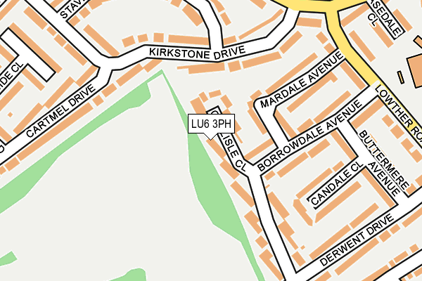 LU6 3PH map - OS OpenMap – Local (Ordnance Survey)