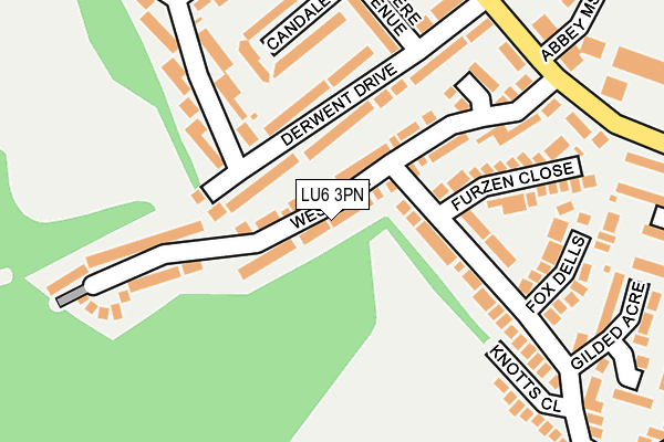 LU6 3PN map - OS OpenMap – Local (Ordnance Survey)