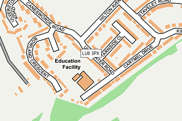 LU6 3PX map - OS OpenMap – Local (Ordnance Survey)