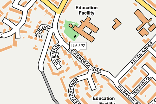 LU6 3PZ map - OS OpenMap – Local (Ordnance Survey)