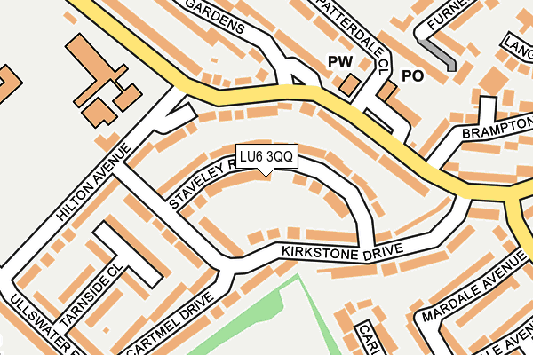 LU6 3QQ map - OS OpenMap – Local (Ordnance Survey)