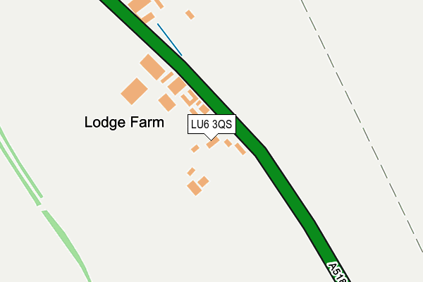 LU6 3QS map - OS OpenMap – Local (Ordnance Survey)