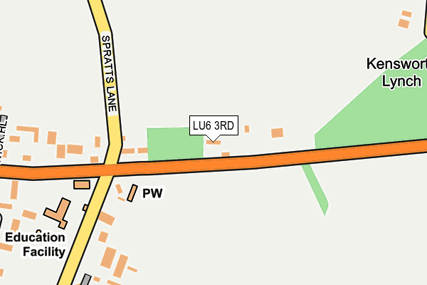 LU6 3RD map - OS OpenMap – Local (Ordnance Survey)