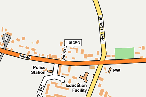 LU6 3RQ map - OS OpenMap – Local (Ordnance Survey)