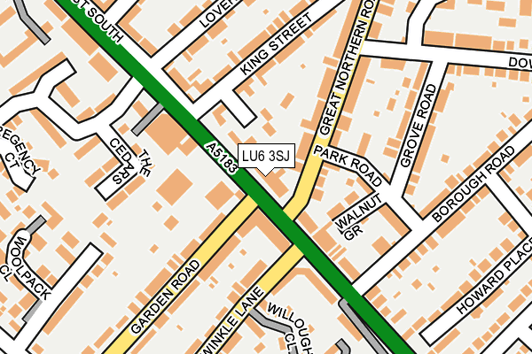 LU6 3SJ map - OS OpenMap – Local (Ordnance Survey)