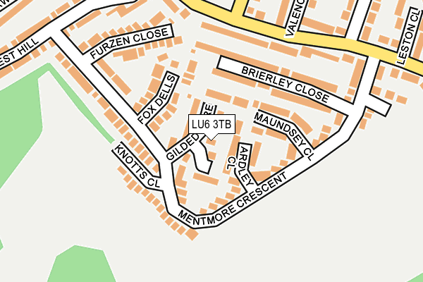 LU6 3TB map - OS OpenMap – Local (Ordnance Survey)