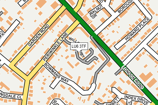 LU6 3TF map - OS OpenMap – Local (Ordnance Survey)