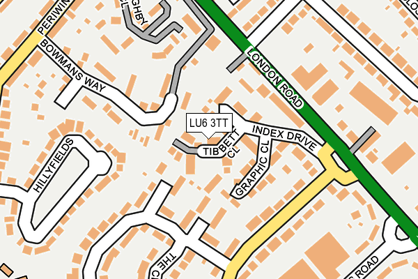 LU6 3TT map - OS OpenMap – Local (Ordnance Survey)
