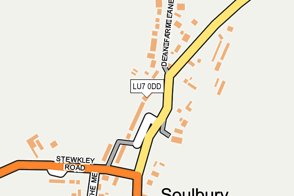 LU7 0DD map - OS OpenMap – Local (Ordnance Survey)