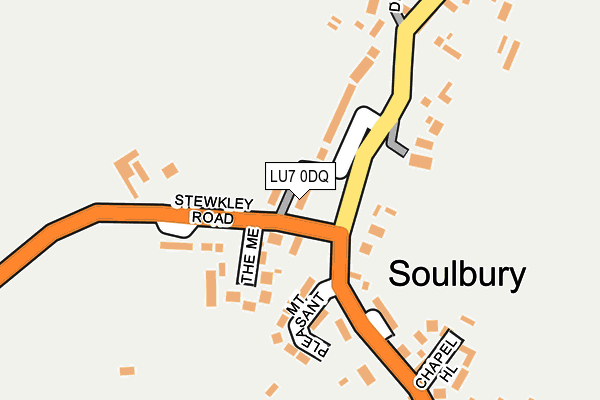 LU7 0DQ map - OS OpenMap – Local (Ordnance Survey)