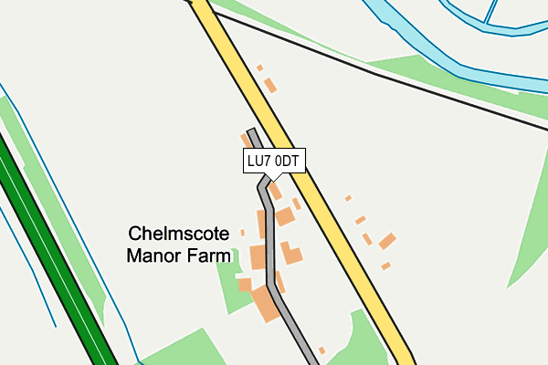 LU7 0DT map - OS OpenMap – Local (Ordnance Survey)
