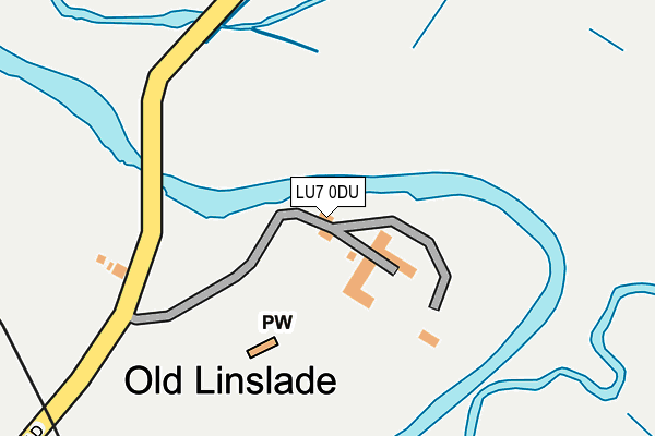 LU7 0DU map - OS OpenMap – Local (Ordnance Survey)