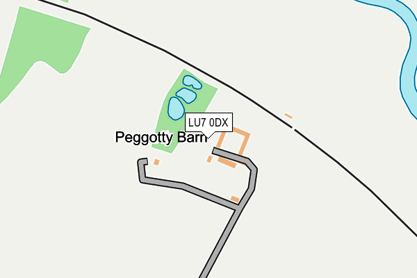 LU7 0DX map - OS OpenMap – Local (Ordnance Survey)