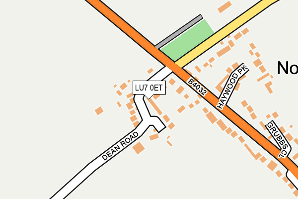 LU7 0ET map - OS OpenMap – Local (Ordnance Survey)