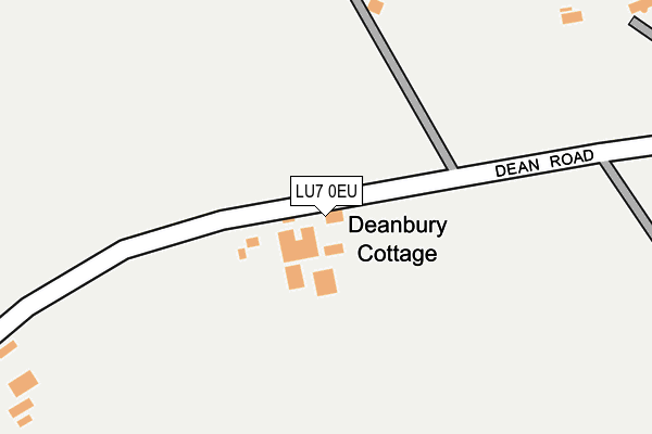 LU7 0EU map - OS OpenMap – Local (Ordnance Survey)