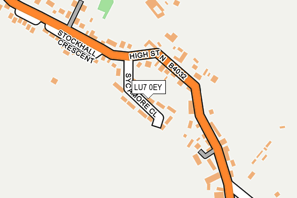 LU7 0EY map - OS OpenMap – Local (Ordnance Survey)