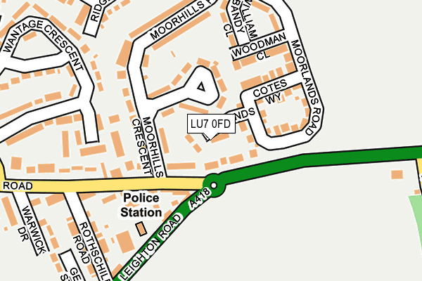 LU7 0FD map - OS OpenMap – Local (Ordnance Survey)