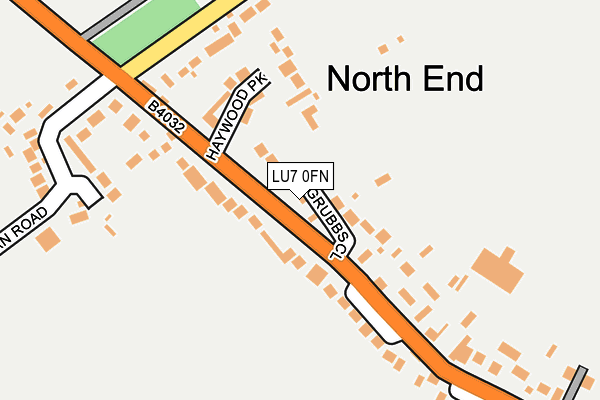 LU7 0FN map - OS OpenMap – Local (Ordnance Survey)