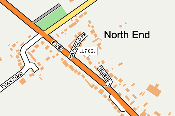 LU7 0GJ map - OS OpenMap – Local (Ordnance Survey)