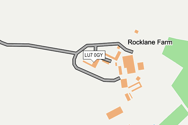 LU7 0GY map - OS OpenMap – Local (Ordnance Survey)