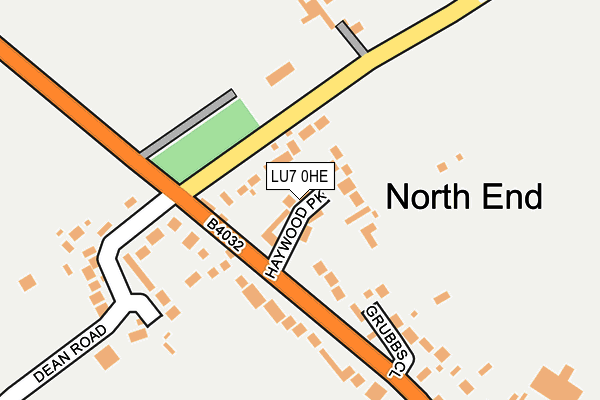 LU7 0HE map - OS OpenMap – Local (Ordnance Survey)