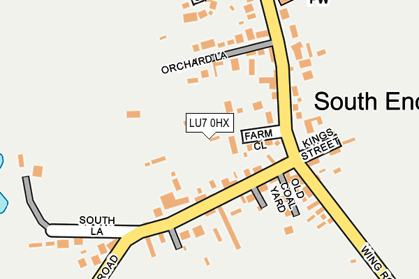 LU7 0HX map - OS OpenMap – Local (Ordnance Survey)