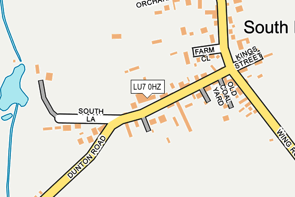 LU7 0HZ map - OS OpenMap – Local (Ordnance Survey)