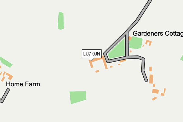 LU7 0JN map - OS OpenMap – Local (Ordnance Survey)