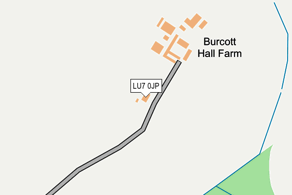 LU7 0JP map - OS OpenMap – Local (Ordnance Survey)
