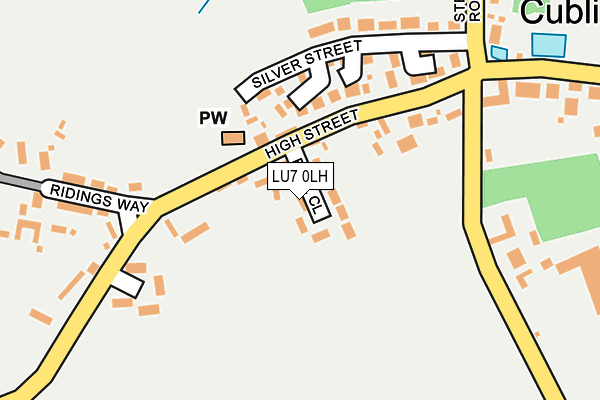 LU7 0LH map - OS OpenMap – Local (Ordnance Survey)