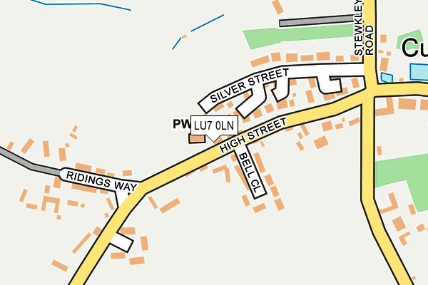 LU7 0LN map - OS OpenMap – Local (Ordnance Survey)