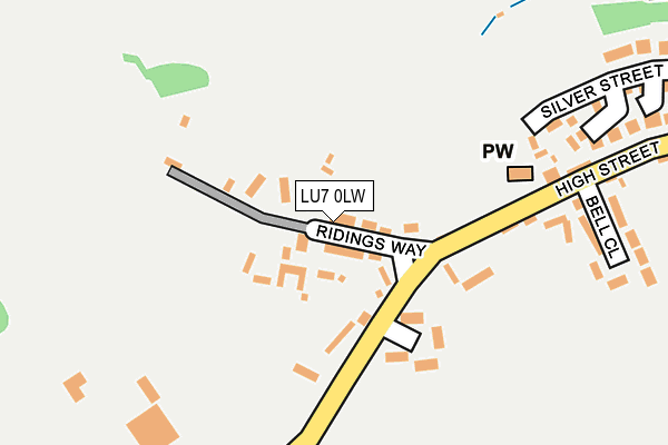 LU7 0LW map - OS OpenMap – Local (Ordnance Survey)