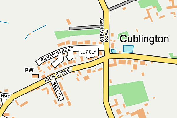 LU7 0LY map - OS OpenMap – Local (Ordnance Survey)