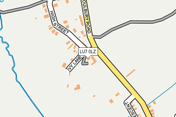 LU7 0LZ map - OS OpenMap – Local (Ordnance Survey)