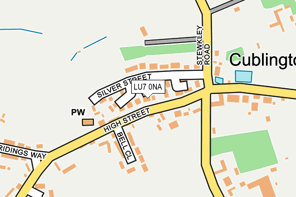 LU7 0NA map - OS OpenMap – Local (Ordnance Survey)