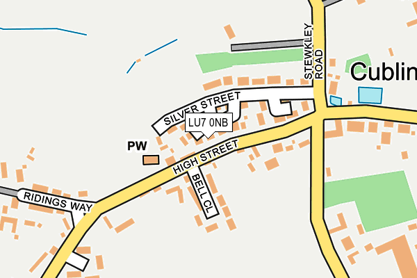LU7 0NB map - OS OpenMap – Local (Ordnance Survey)