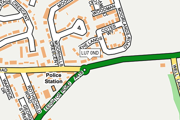 LU7 0ND map - OS OpenMap – Local (Ordnance Survey)