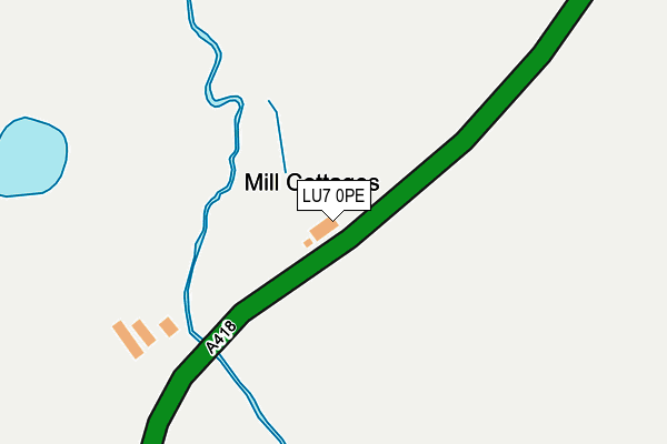 LU7 0PE map - OS OpenMap – Local (Ordnance Survey)