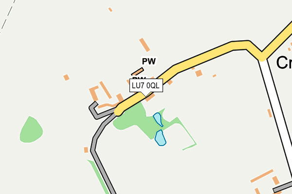 LU7 0QL map - OS OpenMap – Local (Ordnance Survey)